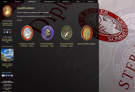 Court of Master Sommeliers Website