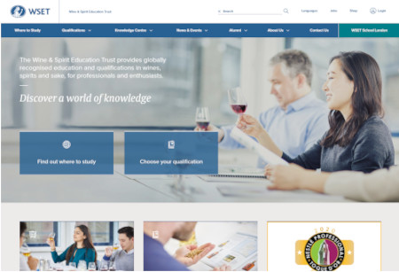 Wine & Spirit Education Trust Website