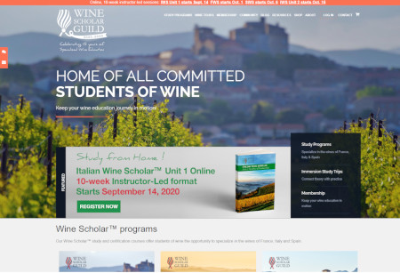 Wine Scholar Guild Website